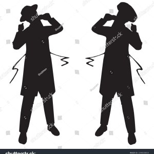 צללית שחורה זמר חסידי איור ציור חרדי יהודי רב שר עם מיקרופון וקטורי וקטור וקטורית -2290538015.jpg