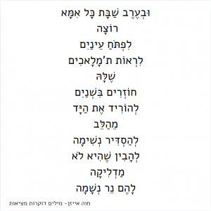 מתפללים לשובם