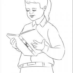 ילדה מתפללת