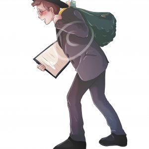 קריקטורה בחור