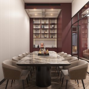 הדמית פנים חדר ישיבות - אולם אירועים SERA