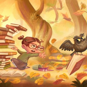 ינשוף וילדה