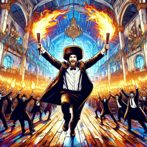 לא ראה שמחה מימיו...