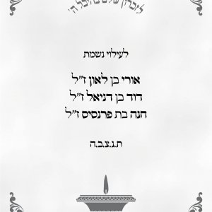 דוגמא הנצחה