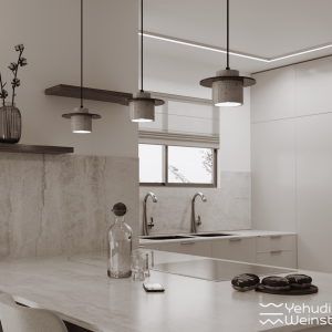 עוד מטבח מושלם שיצא לדרך בסגנון מודרני חם :)