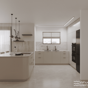 עוד מטבח מושלם שיצא לדרך בסגנון מודרני חם :)