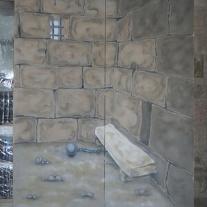 בית כלא ציור לתאטרון פרטי
תפאורה לתיאטרון
ציור על דיקט
ציור בית כלא