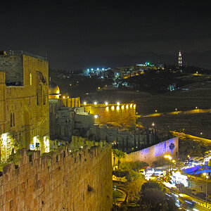 חומות ירושלים בלילה (1)