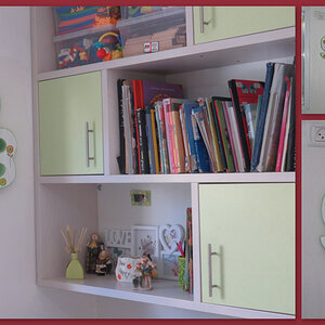 שעון לחדר ילדים  מקרטון