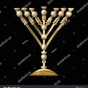 מנורת הזהב המקדש תלת מימד וקטורי -1609180714